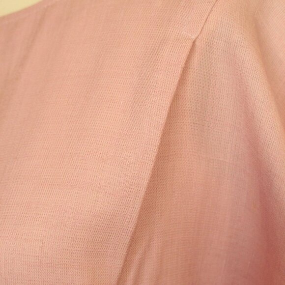 Vintage 1980s Skirt and Blouse Set, Campus Casuals Pink Separates, Two Piece - Picture 7 of 10